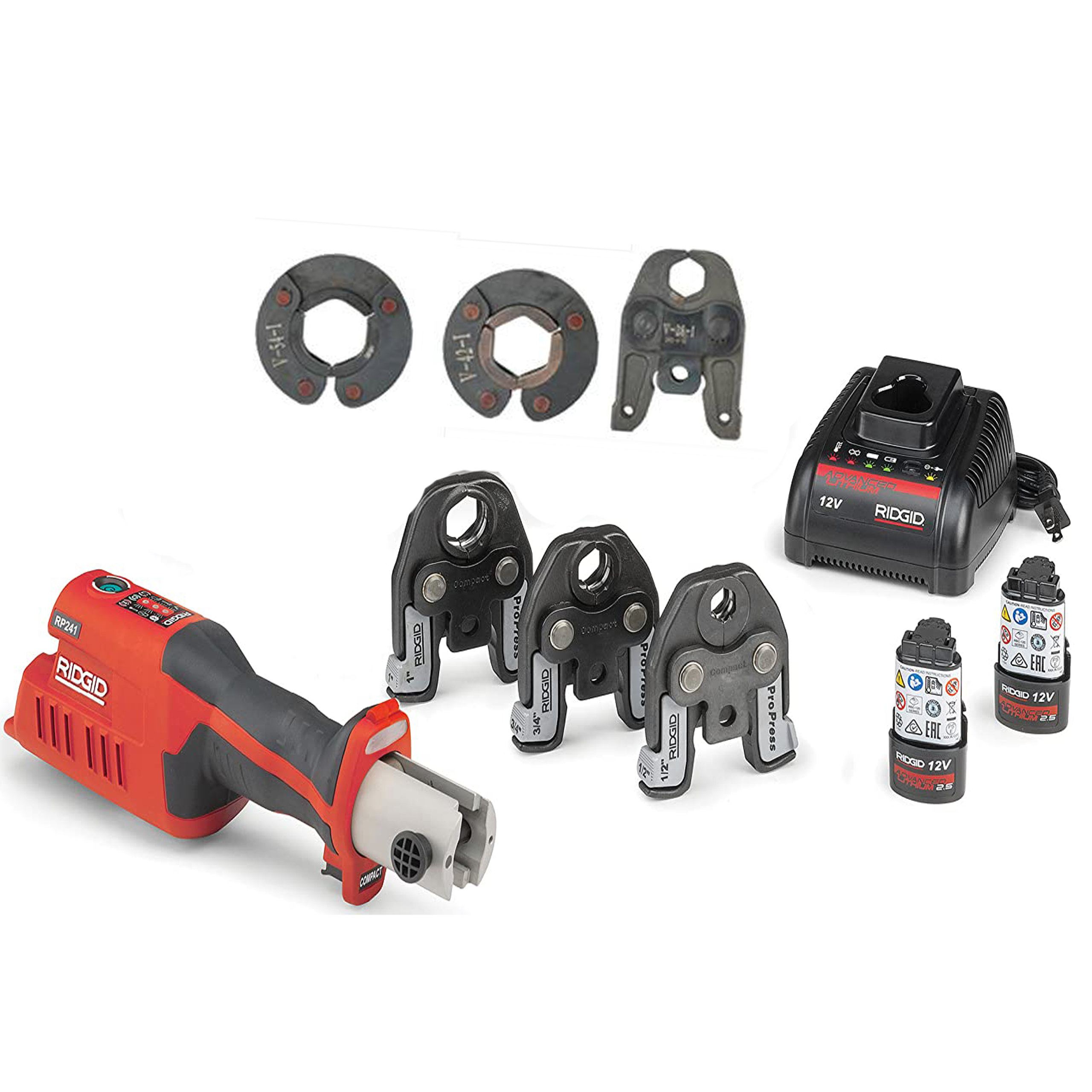 Kit d'outils de presse compacte, modèle 57373 RP 241, avec pince ProPress 1/2