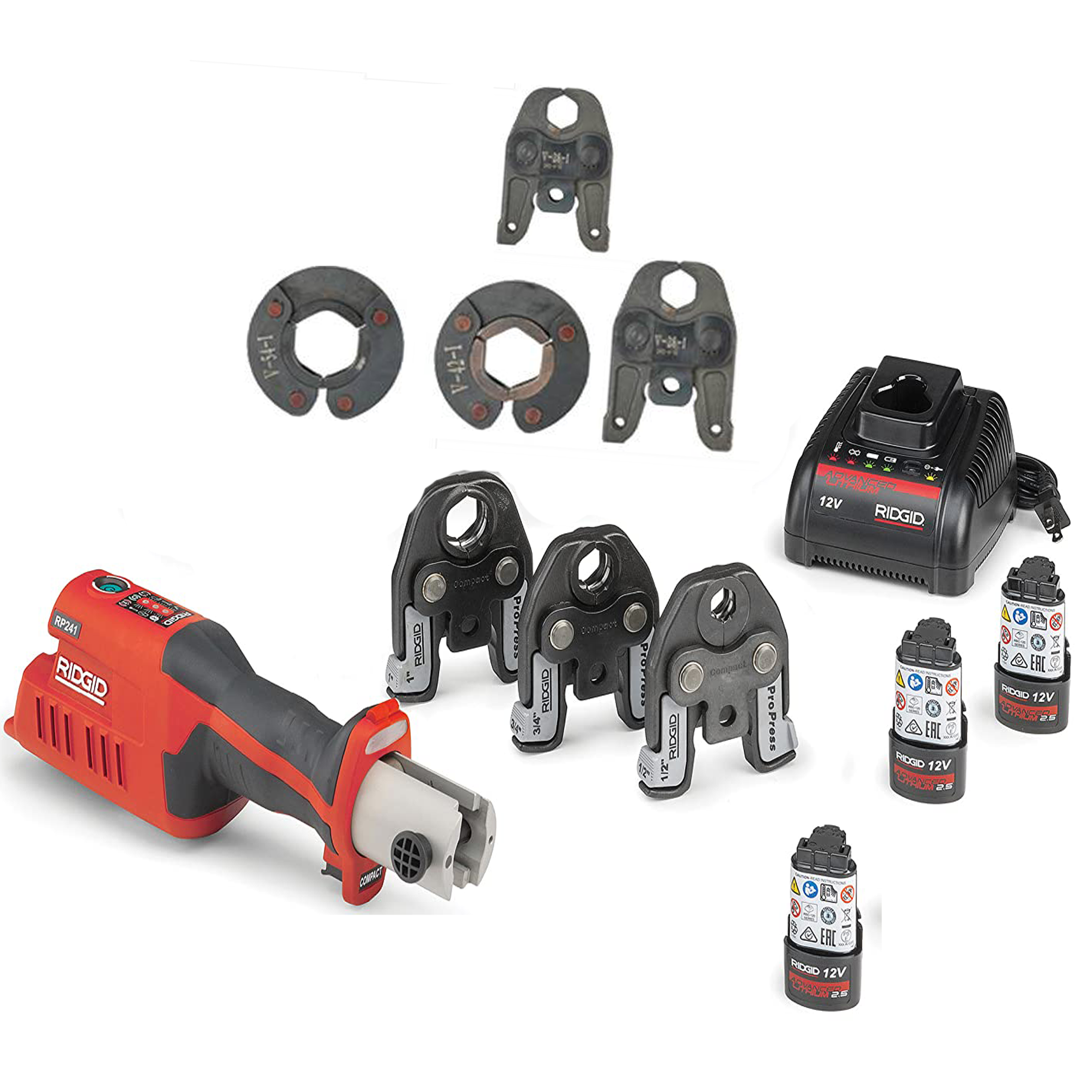 Kit d'outils de presse compacte, modèle 57373 RP 241, avec pince ProPress 1/2